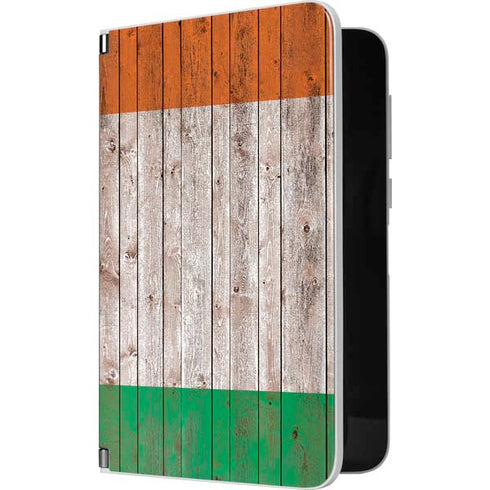 Ireland Flag Dark Wood Surface Duo Skin