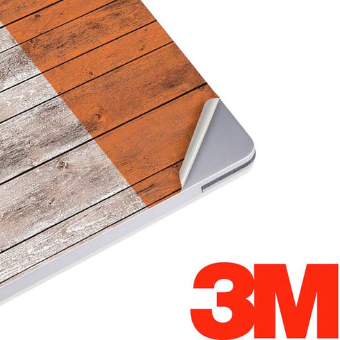 Ireland Flag Dark Wood Surface Laptop 2 Skin