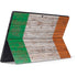 Ireland Flag Dark Wood Surface Pro 7 Skin