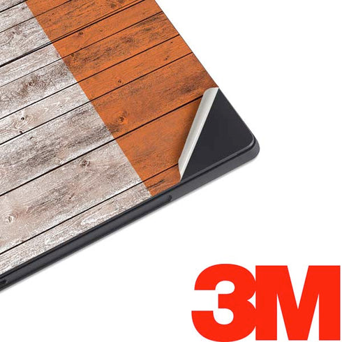 Ireland Flag Dark Wood Surface Pro 7 Skin