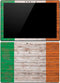 Ireland Flag Dark Wood Surface Pro (2017) Skin