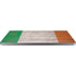 Ireland Flag Dark Wood Universal Laptop 16.6in (13.4 x 9.7in) Skin