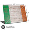 Ireland Flag Dark Wood Universal Laptop 16in (13 x 9.4in) Skin