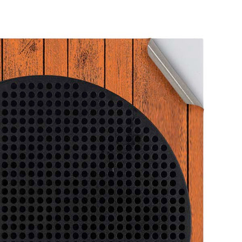 Ireland Flag Dark Wood Xbox Series S Console Skin