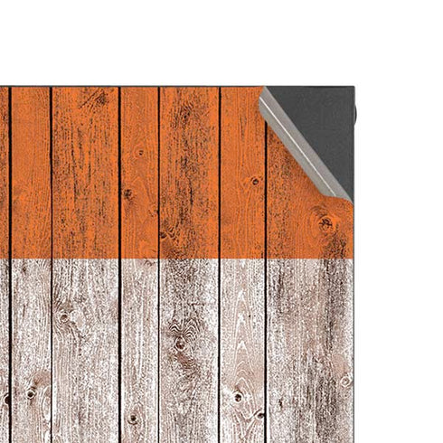 Ireland Flag Dark Wood Xbox Series X Console Skin