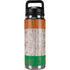 Ireland Flag Dark Wood YETI Rambler 26oz Bottle Skin