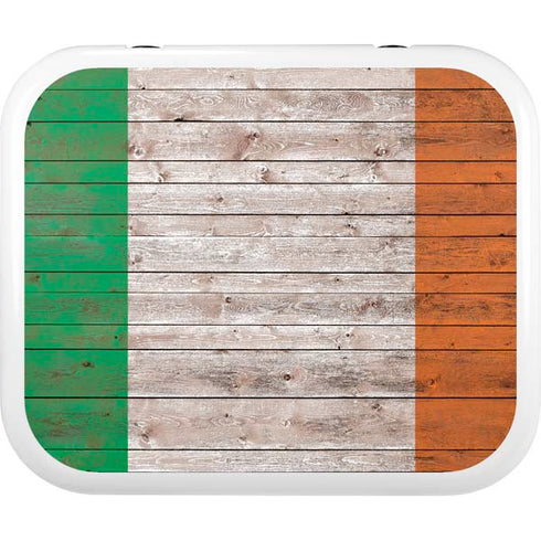 Ireland Flag Dark Wood YETI Roadie 24 Hard Cooler Skin