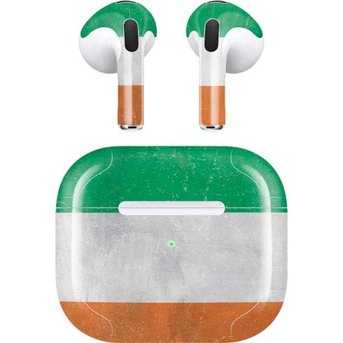Ireland Flag Distressed Apple AirPods (3rd Gen 2021) Skin