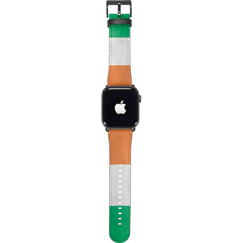 Ireland Flag Distressed Apple Watch Band 42-44mm