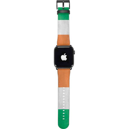 Ireland Flag Distressed Apple Watch Band 38-40mm