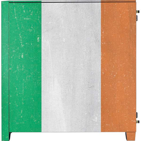 Ireland Flag Distressed Corsair 4000D Tempered Glass Mid-Tower ATX Case Skin