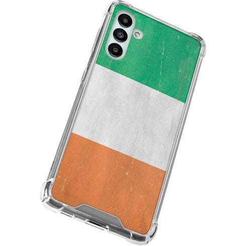 Ireland Flag Distressed Galaxy A13 5G Clear Case
