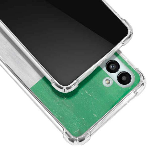 Ireland Flag Distressed Galaxy A13 5G Clear Case