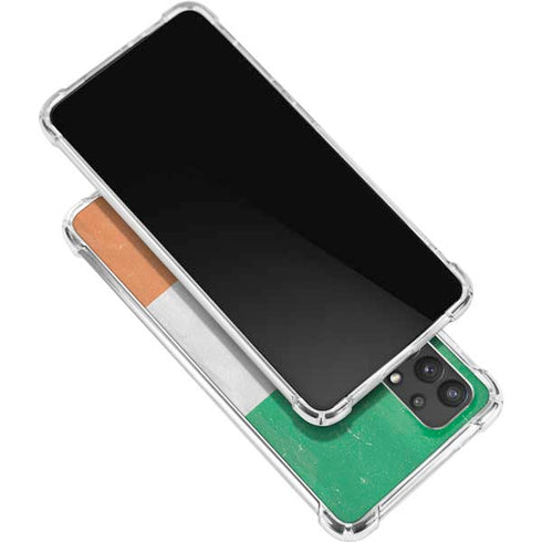 Ireland Flag Distressed Galaxy A32 5G Clear Case