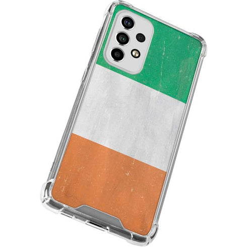 Ireland Flag Distressed Galaxy A33 5G Clear Case