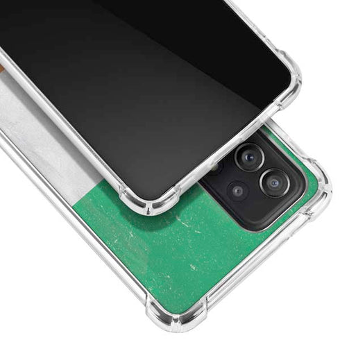 Ireland Flag Distressed Galaxy A52 5G Clear Case