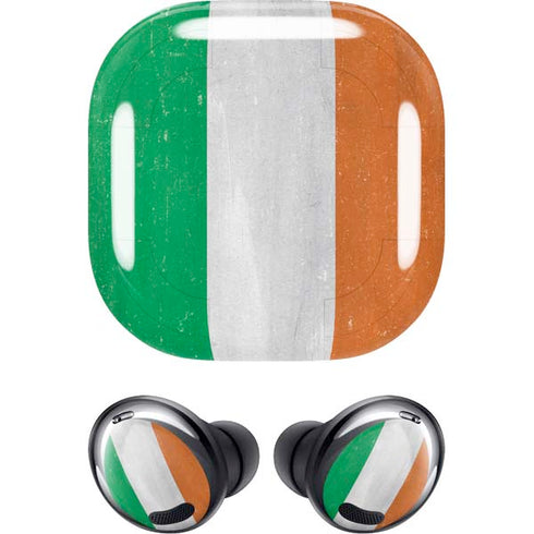 Ireland Flag Distressed Galaxy Buds Pro Skin