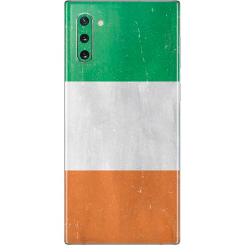 Ireland Flag Distressed Galaxy Note 10 Skin