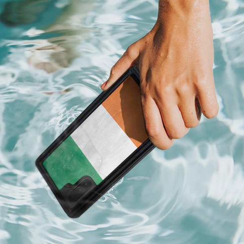 Ireland Flag Distressed Galaxy Note 10 Waterproof Case