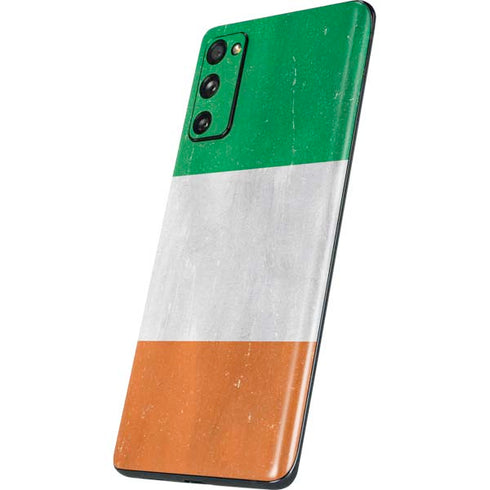 Ireland Flag Distressed Galaxy S20 Fan Edition Skin