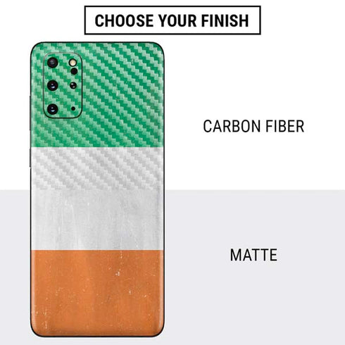 Ireland Flag Distressed Galaxy S20 Plus Skin