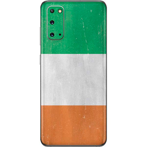 Ireland Flag Distressed Galaxy S20 Skin
