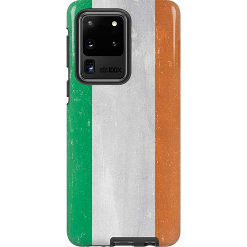 Ireland Flag Distressed Galaxy S20 Ultra 5G Pro Case
