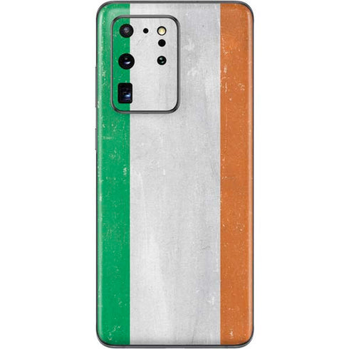 Ireland Flag Distressed Galaxy S20 Ultra 5G Skin