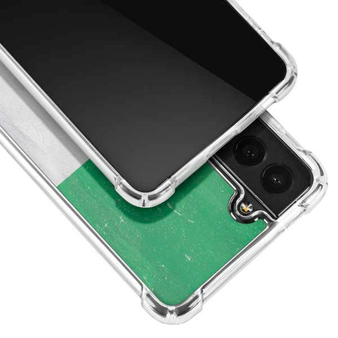 Ireland Flag Distressed Galaxy S21 FE Clear Case