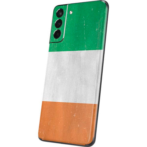 Ireland Flag Distressed Galaxy S21 Plus 5G Skin
