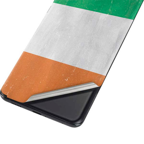Ireland Flag Distressed Galaxy S21 Plus 5G Skin