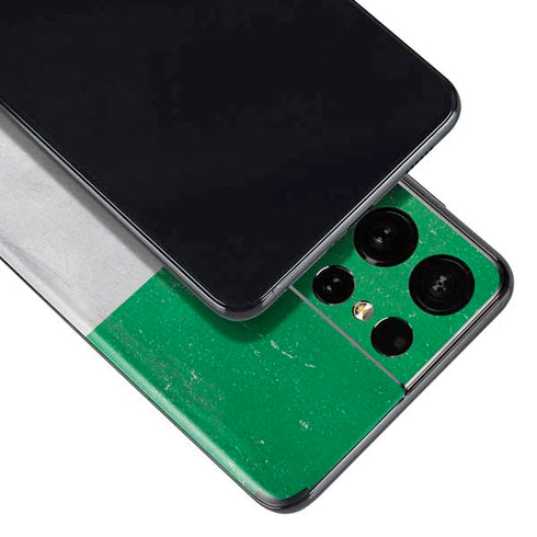 Ireland Flag Distressed Galaxy S21 Ultra 5G Skin