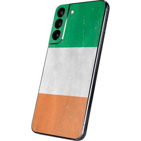 Ireland Flag Distressed Galaxy S22 Plus Skin