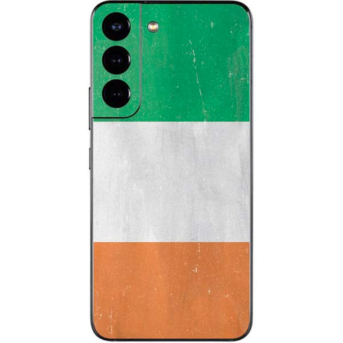 Ireland Flag Distressed Galaxy S22 Skin