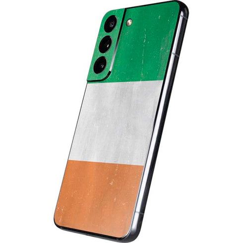 Ireland Flag Distressed Galaxy S22 Skin