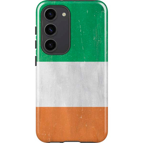 Ireland Flag Distressed Galaxy S23 Pro Case