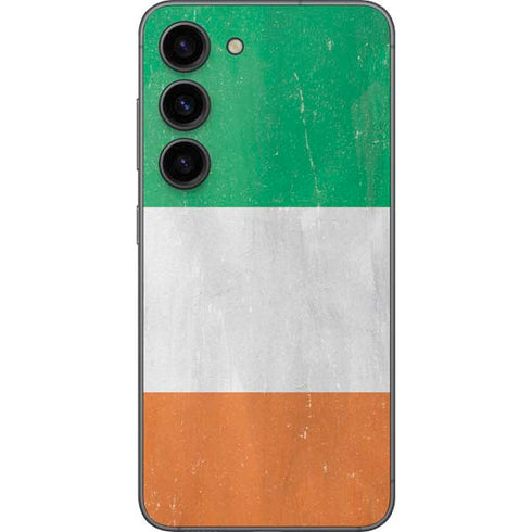 Ireland Flag Distressed Galaxy S23 Skin