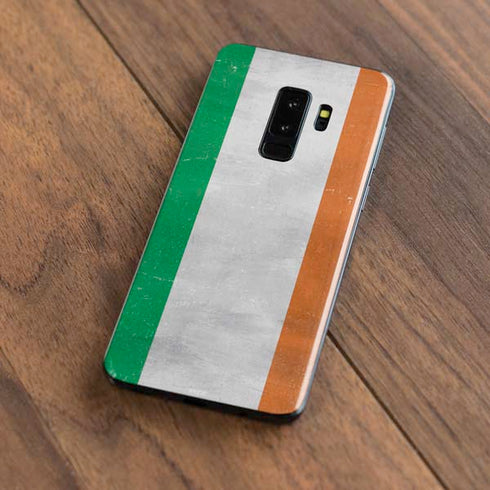 Ireland Flag Distressed Galaxy S9 Plus Skin