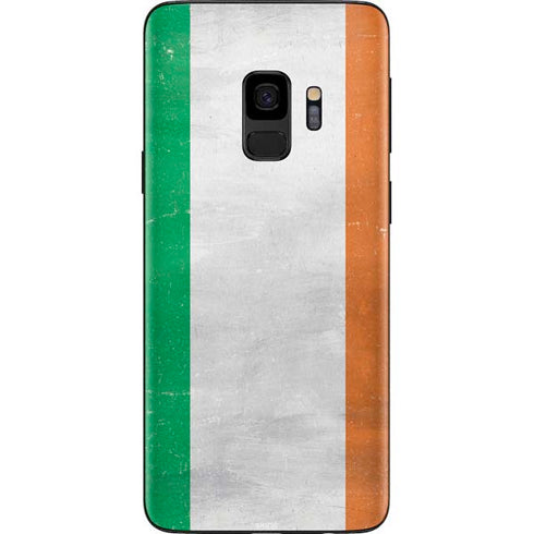 Ireland Flag Distressed Galaxy S9 Skin