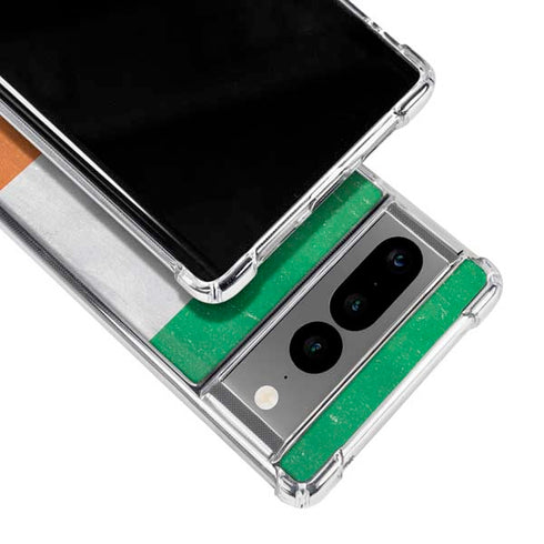 Ireland Flag Distressed Google Pixel 7 Pro Clear Case