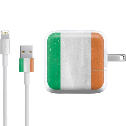 Ireland Flag Distressed iPad Charger (10W USB) Skin