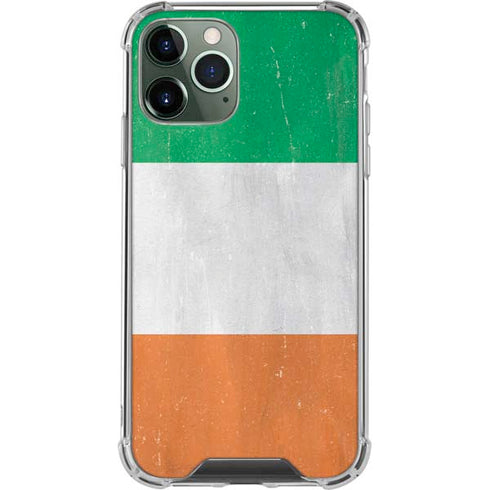 Ireland Flag Distressed iPhone 12 Pro Clear Case