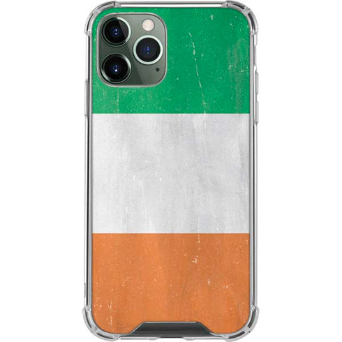 Ireland Flag Distressed iPhone 12 Pro Max Clear Case