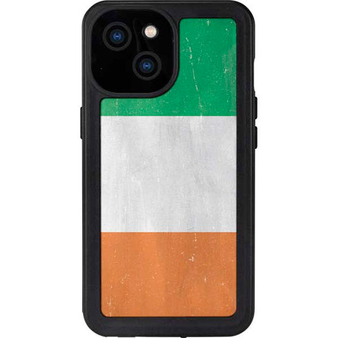 Ireland Flag Distressed iPhone 13 Mini Waterproof Case