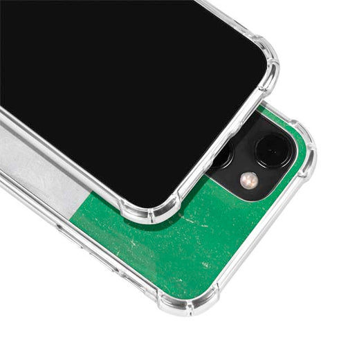 Ireland Flag Distressed iPhone 15 Plus Clear Case