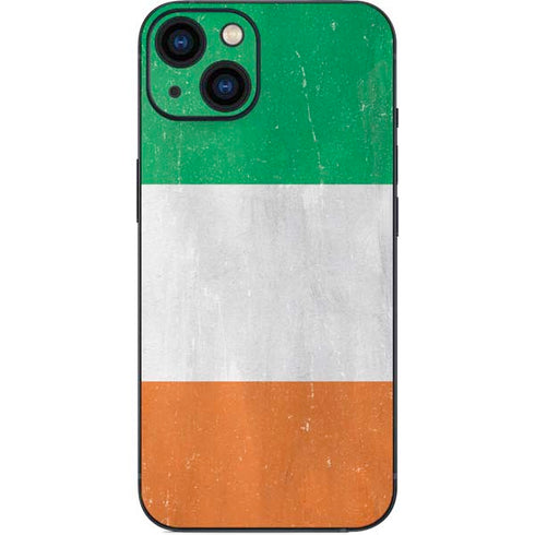 Ireland Flag Distressed iPhone 15 Plus Skin