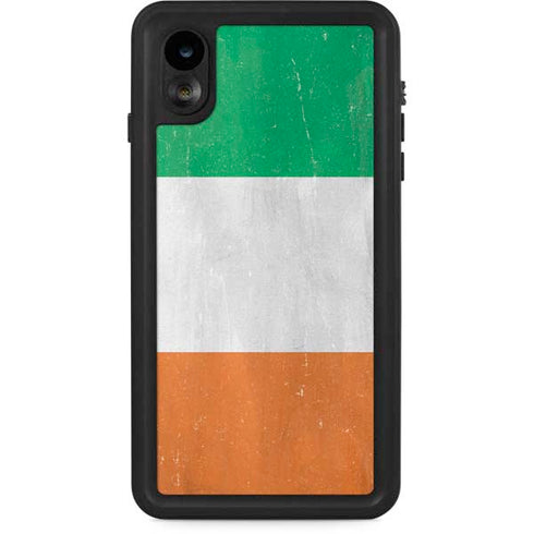 Ireland Flag Distressed iPhone XR Waterproof Case