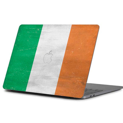 Ireland Flag Distressed Apple MacBook Pro 13-inch Skin