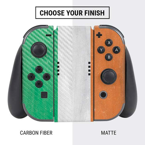 Ireland Flag Distressed Nintendo Switch Bundle Skin