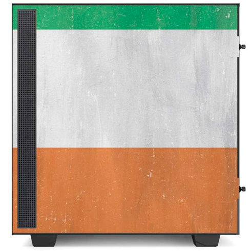 Ireland Flag Distressed NZXT H510 Compact ATX Mid-Tower Case Skin